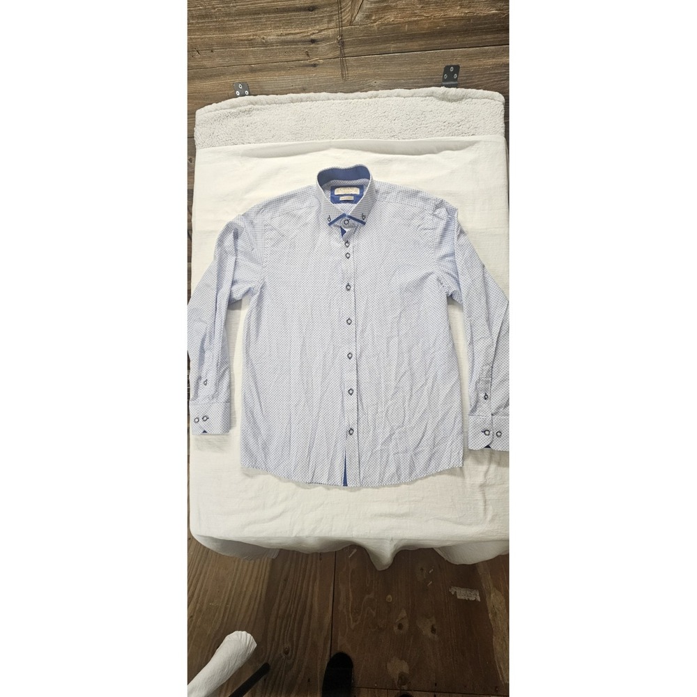 Men's CAVANI‎ Long Sleeve Button-Up Shirt Size L